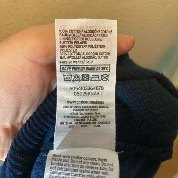 Topshop blue corduroy dress - Picture 5 of 5